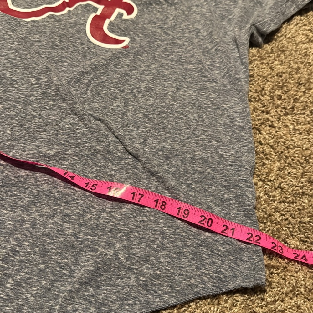 Alabama Crimson Tide blue heathered asymmetrical hem logo t-shirt (XL) - EUC! - Picture 5 of 13